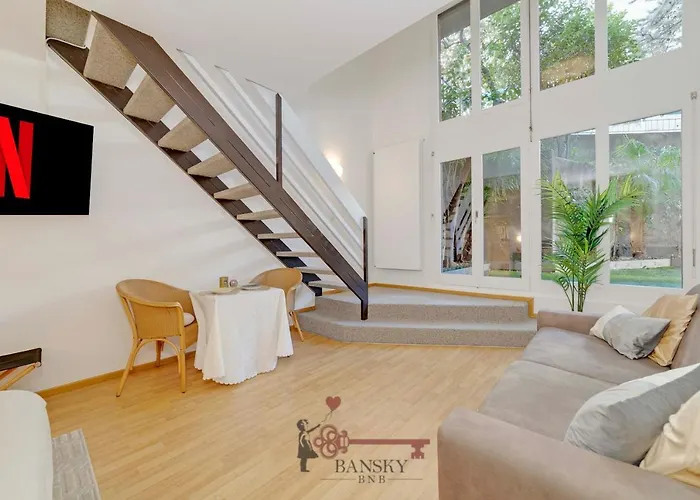 Duplex Loft In Center With Garden, Wi-fi -by Easylife Swiss شقة لوغانو