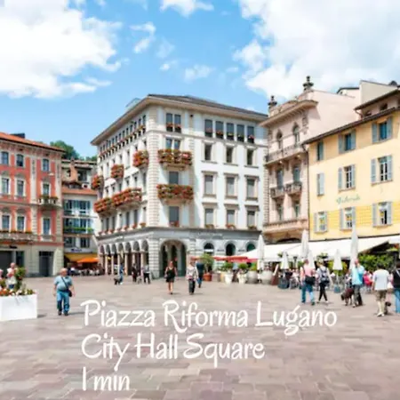 Duplex Loft In Center With Garden, Wi-fi -by Easylife Swiss Lugano